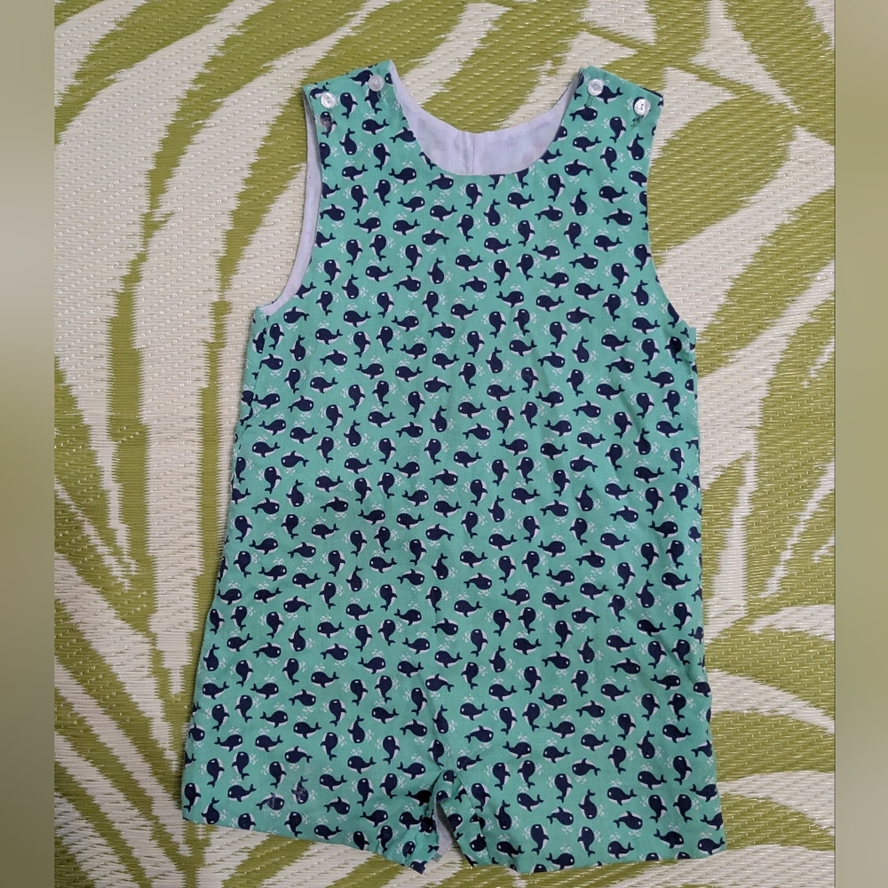 Whale Print John John Shorts